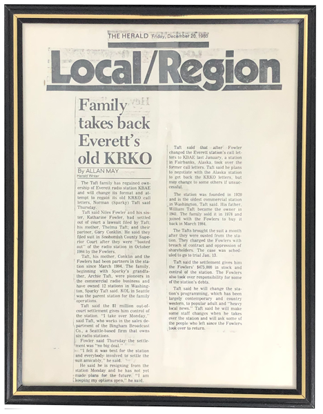 Family takes back Everett's old KRKO